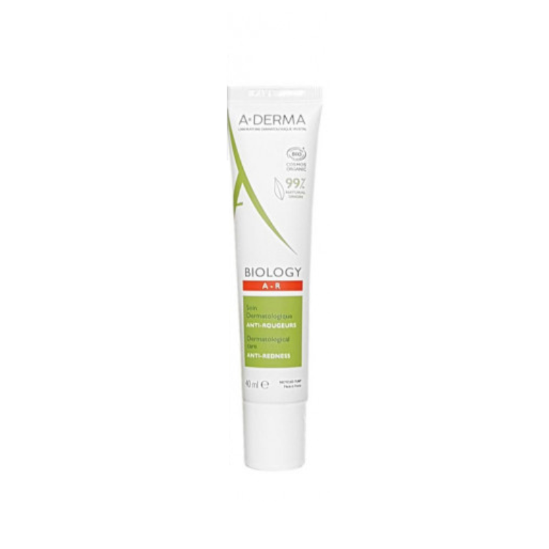 A-DERMA BIOLOGY A-R SOIN ANTI ROUGEURS PEAUX A TENDANCE COUPEROSIQUE 40ML
