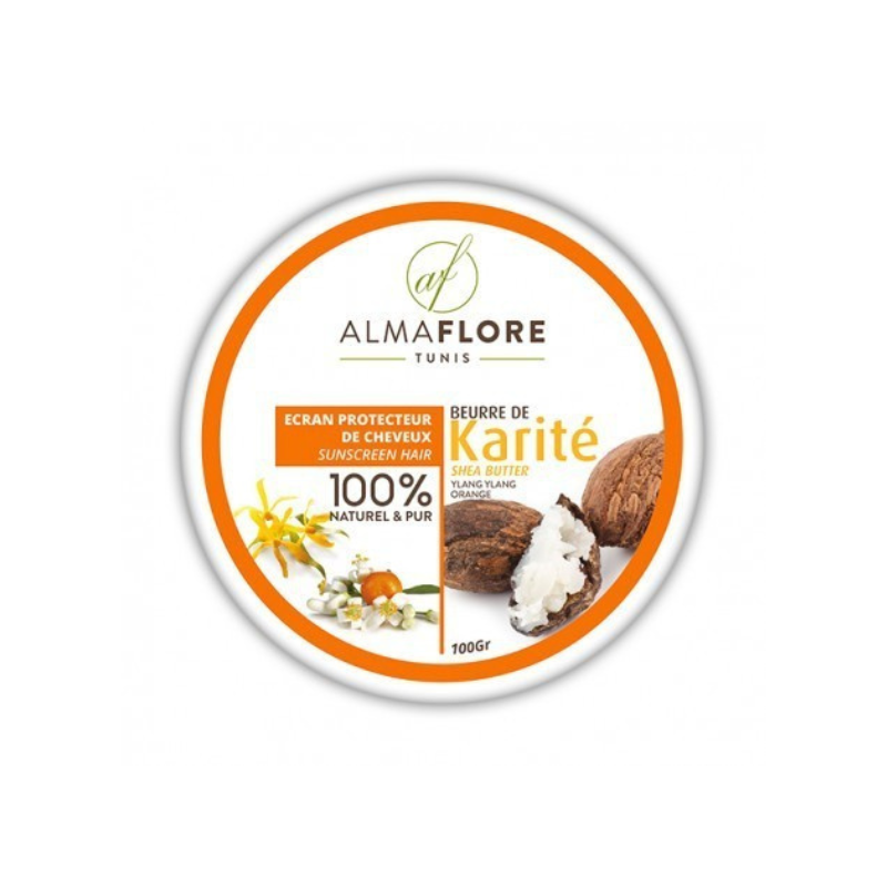 ALMAFLORE BEURRE DE KARITE ORANGE 100 GR
