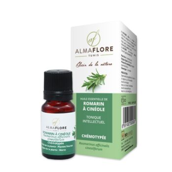 ALMAFLORE HUILE ESSENTIELLE DE ROMARIN A CINEOLE 10 ML