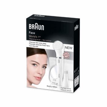 BRAUN FACE ÉPILATEUR VISAGE + BROSSE SE831