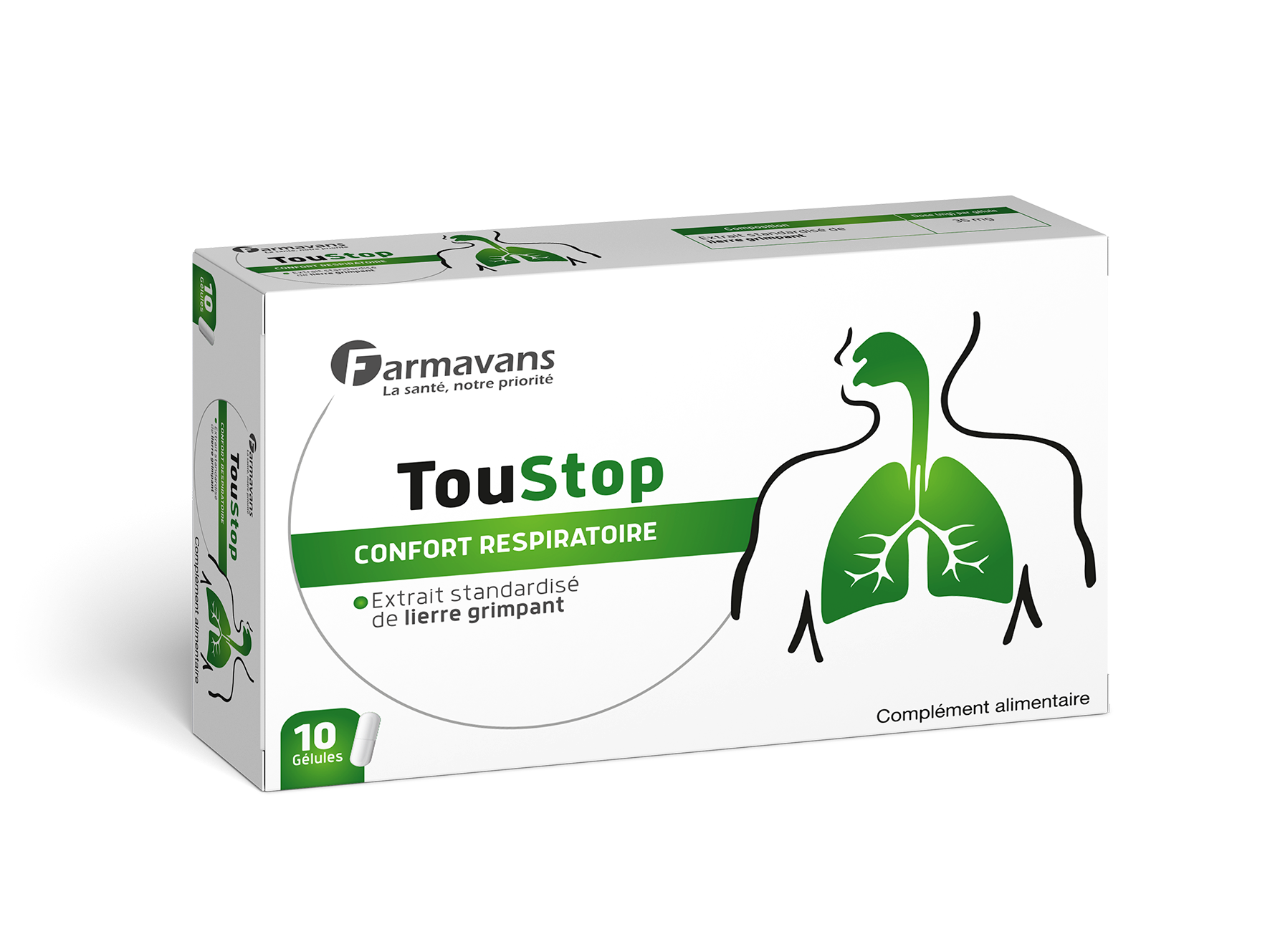 FARMAVANS TOUSTOP – 10 gélules