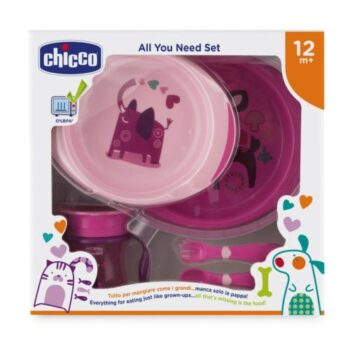 CHICCO Coffret Repas Bébé 12m+ Girl