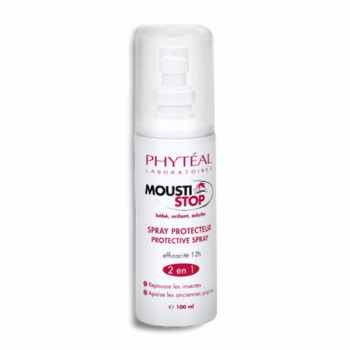 PHYTEAL MOUSTISTOP SPRAY PROTECTEUR À L’ALOÉ VERA ET À LA CITRONNELLE 100 ml