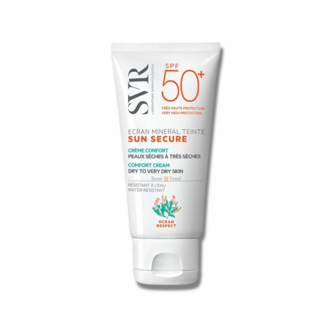 SVR SUN SECURE ÉCRAN MINÉRAL TEINTÉ Peaux Sèches SPF50+ 50ml