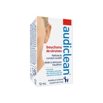 AUDICLEAN BOUCHONS DE CÉRUMEN 12ML