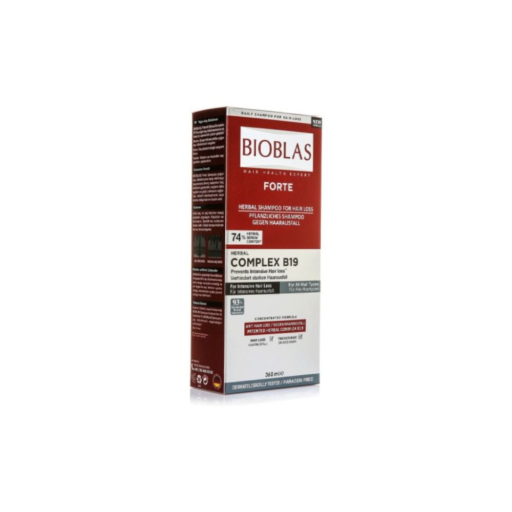 BIOBLAS FORTE – SHAMPOOING ANTI CHUTE INTENSIVE COMPLEX B19 360ML