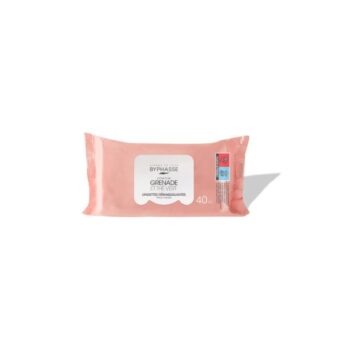BYPHASSE LINGETTES DEMAQUILLANTES GRENADE ET THE VERT BT/40