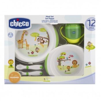 CHICCO SET DE REPAS BEBE VERT 12m+