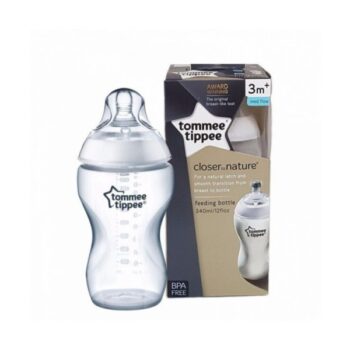 TOMMEE TIPPEE CLOSER TO NATURE BIBERON BLANC 6M+ 340ML