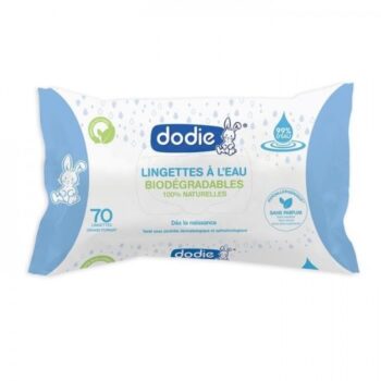Dodie Lingettes à l’Eau Biodégradables 20 Pièces