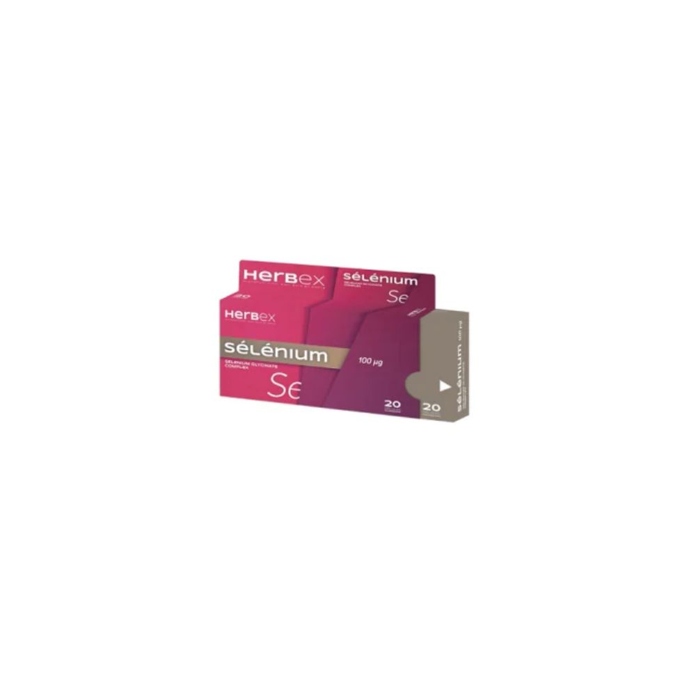 HERBEX SELENIUM 100 UG 20 GELULES