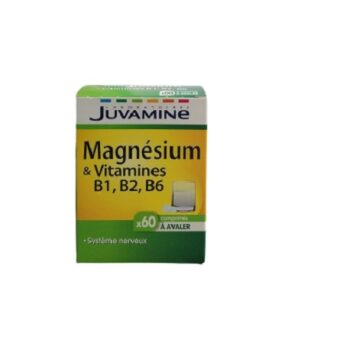 JUVAMINE MAGNESIUM & VITAMINES B6 B2 B1 60 COMPRIMES