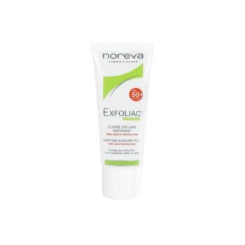 NOREVA EXFOLIAC Fluide solaire matifiant SPF50+ 40ml