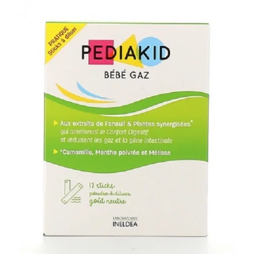 PEDIAKID BEBE GAZ 12 STICKS