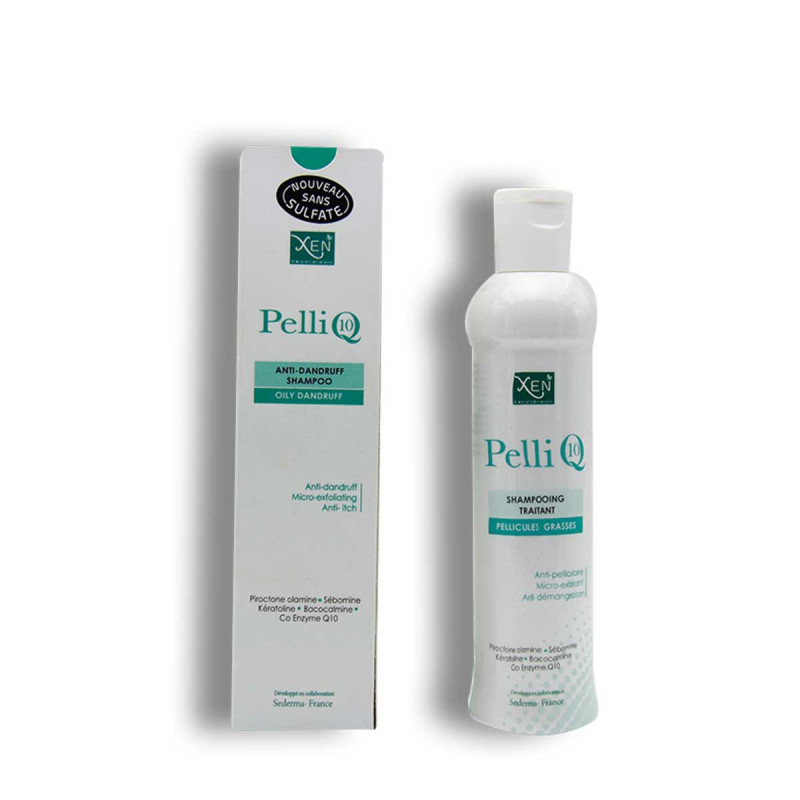 XEN Pelli Q10 shampooing anti pellicules Grasses 200ml
