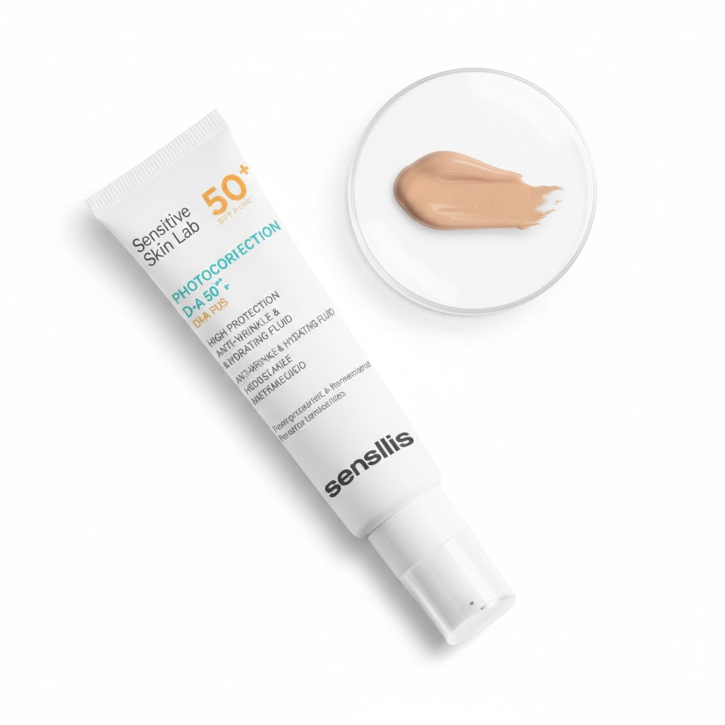 Sensilis Photocorrection D-A 50+ Color – Fluide Solaire Anti-Âge Teinté SPF50+
