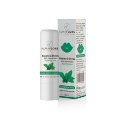 Almaflore baume à lèvres menthe 15ml - hydratation et protection des lèvres