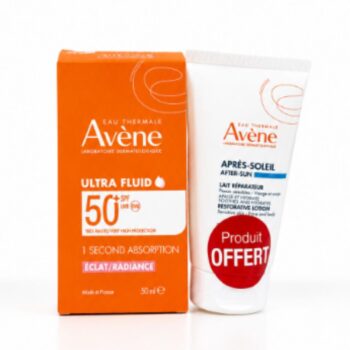 Avène Ultra Fluid Radiance SPF50+ 50ml + Lait Solaire 50ml Offert