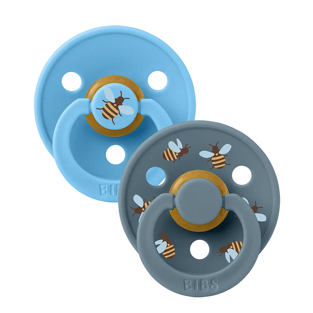 BIBS SUCETTE COLOUR PACIFIER BREEZE MIX 0-6 MOIS LOT DE 2