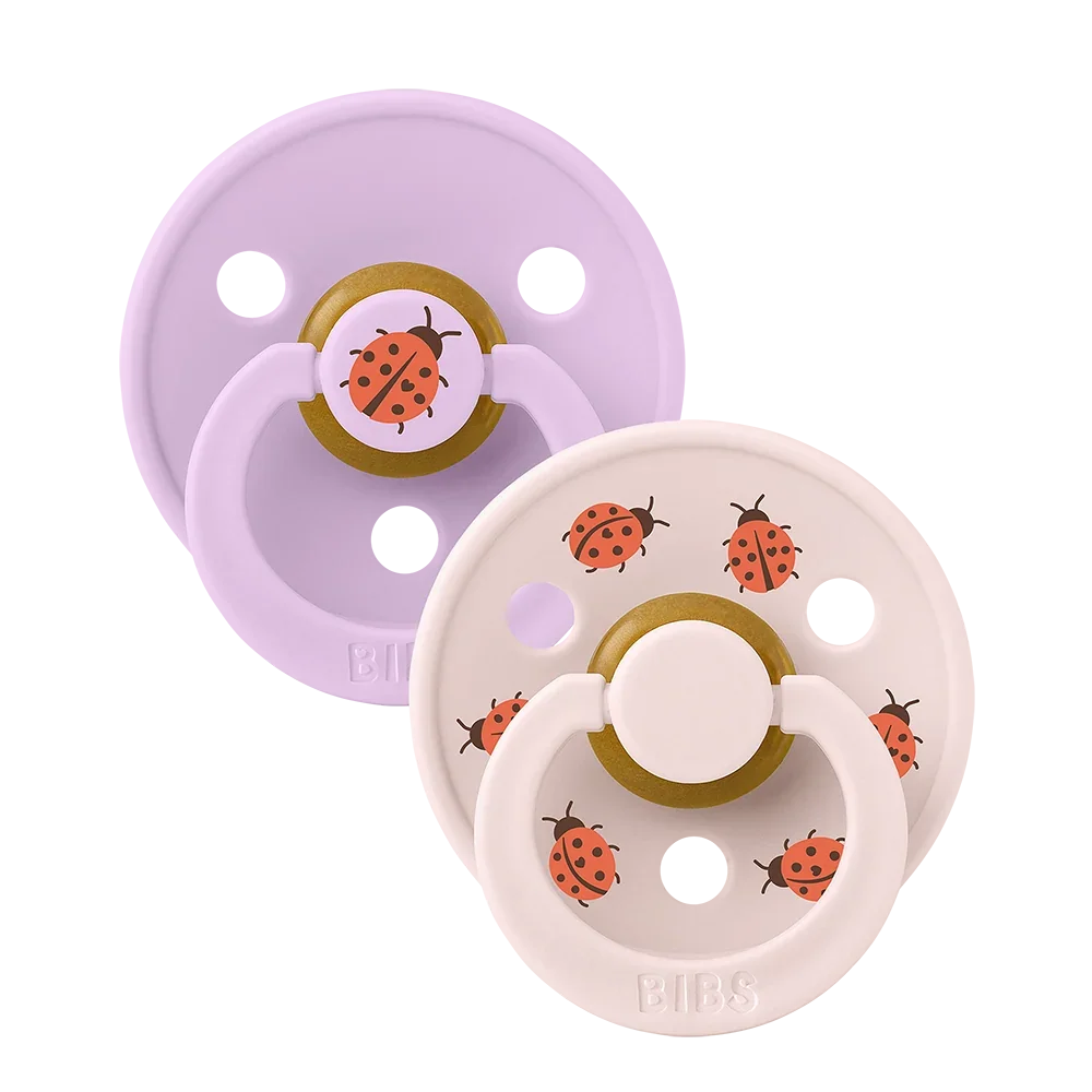 BIBS SUCETTE COLOUR PACIFIER VIOLET SKY MIX 6-18 MOIS LOT DE 2