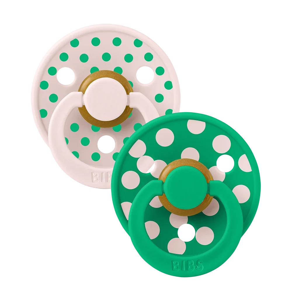 BIBS SUCETTE COLOUR PACIFIER PETAL CACTUS 6-18 MOIS LOT DE 2