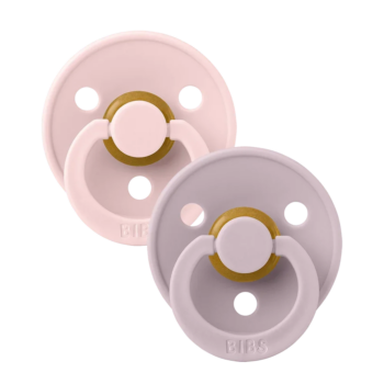 BIBS SUCETTE COLOUR PACIFIER BLOSSOM-DUSKY LILAC 0-6 MOIS LOT DE 2