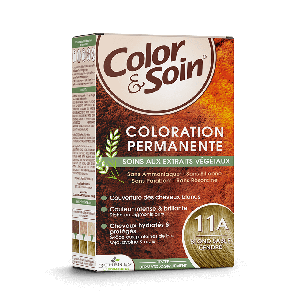 3 Chênes Color & Soin coloration 11A Blond Sable Cendré