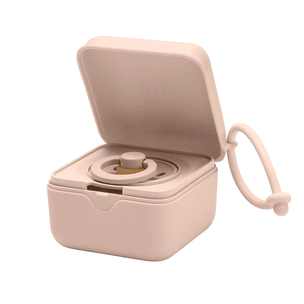 BIBS PACIFIERS BOX BLUSH
