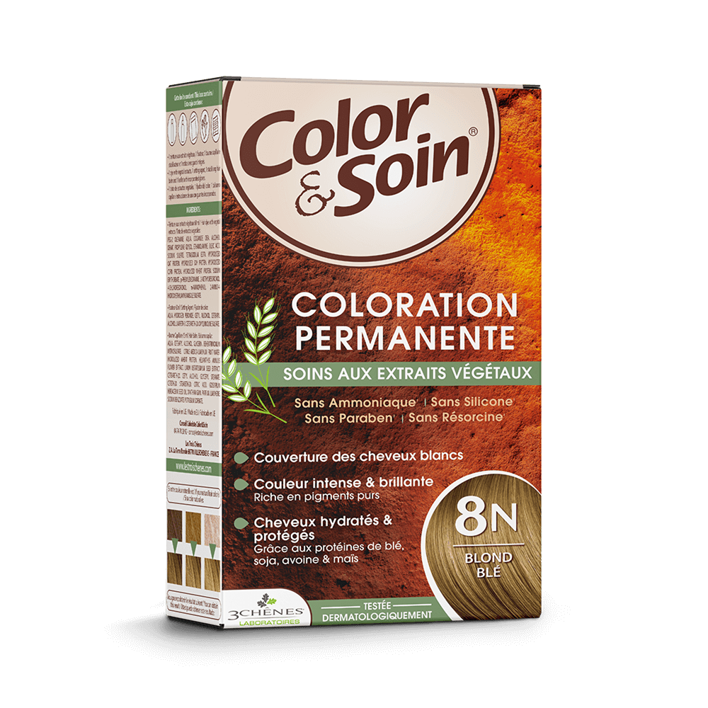 3 Chênes Color & Soin coloration 8N Blond Blé