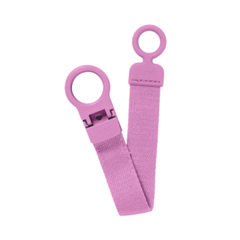 BIBS CLIP LOOP DUSTY BUBBLEGUM