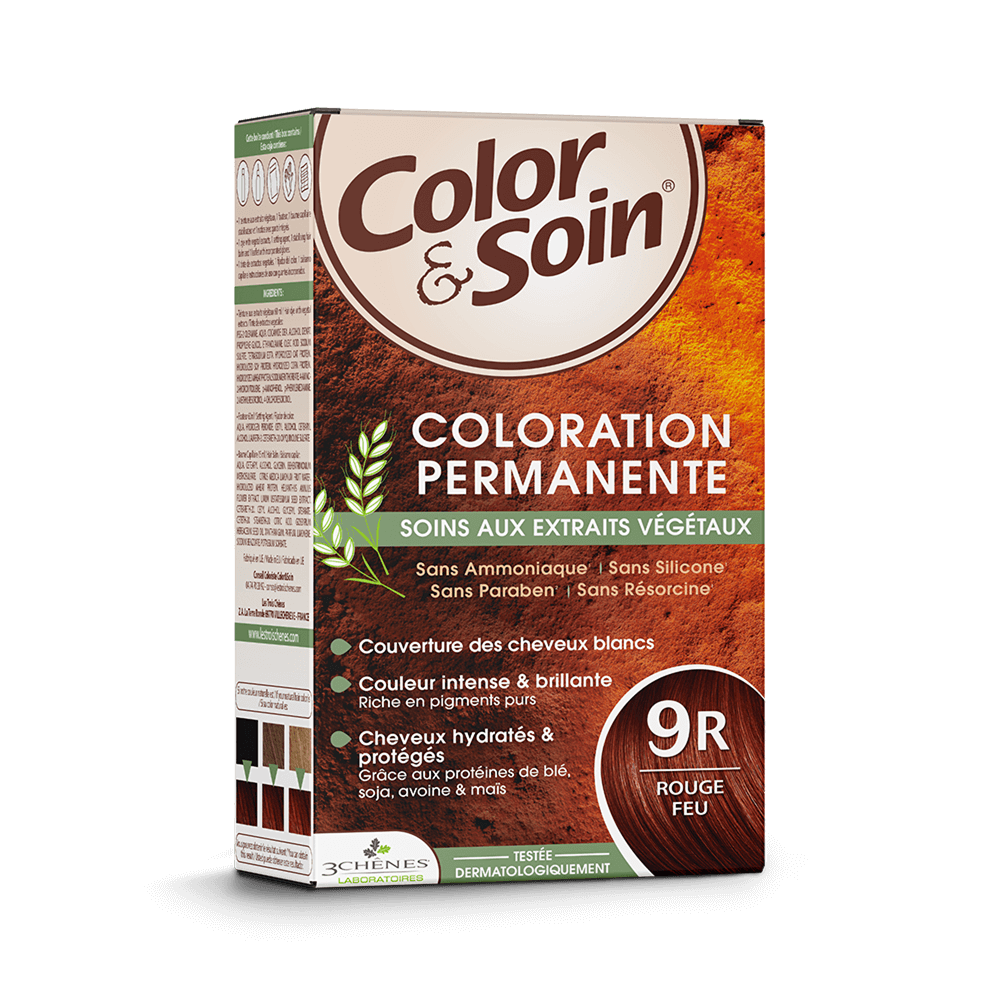 3 Chênes Color & Soin coloration 9R Rouge Feu