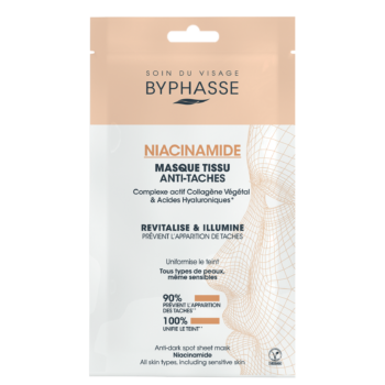 BYPHASSE MASQUE TISSU SKIN BOOSTER NIACINAMIDE ANTI-TACHES 18ML