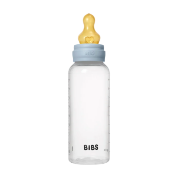 BIBS BIBERON LATEX 270ML / MEDIUM FLOW-BABY BLUE