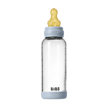 BIBS BIBERON EN VERRE 225ML / BABY BLUE