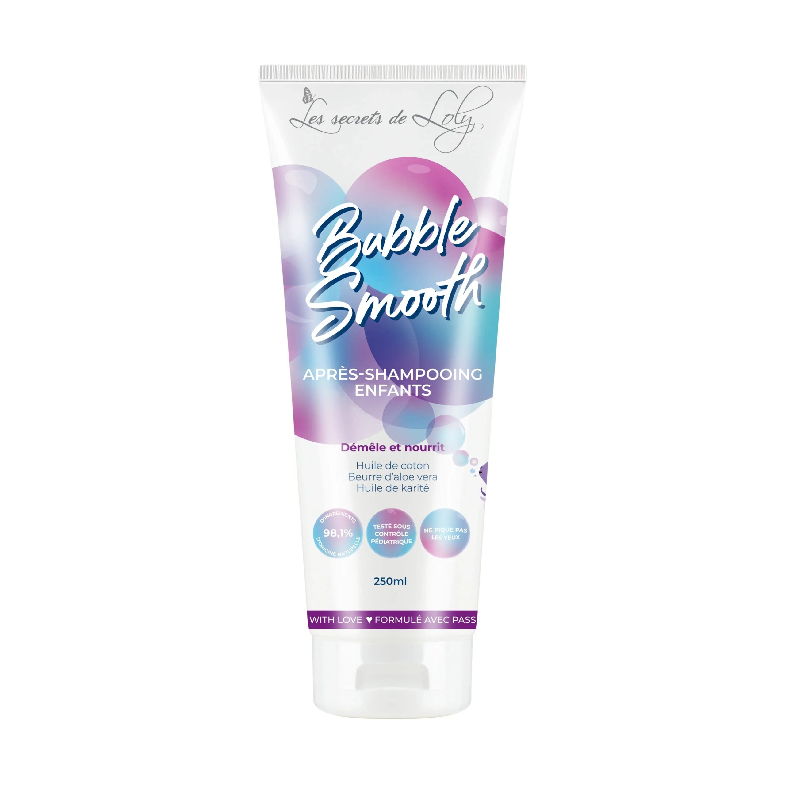 LES SECRETS DE LOLY BUBBLE SMOOTH APRES SHAMPOOING ENFANT 250ML