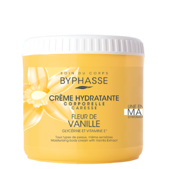 BYPHASSE CRÈME HYDRATANTE CORPS CARESSE EXTRAIT DE VANILLE 500ML