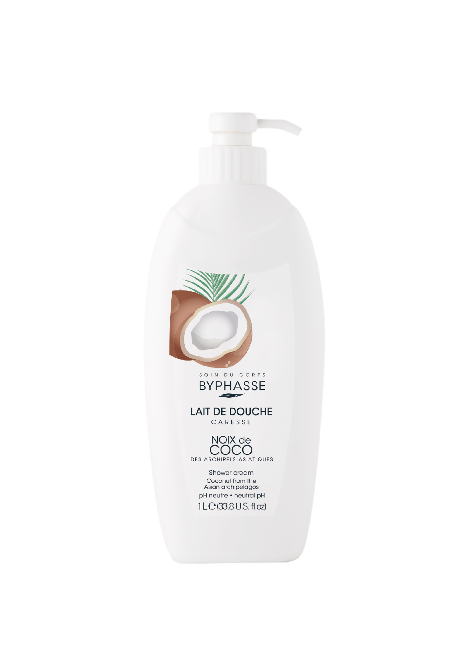 BYPHASSE CARESSE LAIT DE DOUCHE NOIX DE COCO 1L