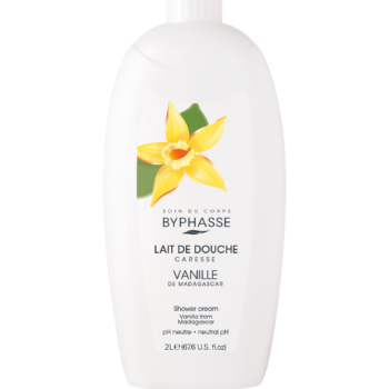 BYPHASSE CARESSE LAIT DE DOUCHE FLEUR DE VANILLE 2L