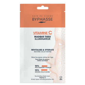 BYPHASSE MASQUE TISSU SKIN BOOSTER VITAMINE C 18ML