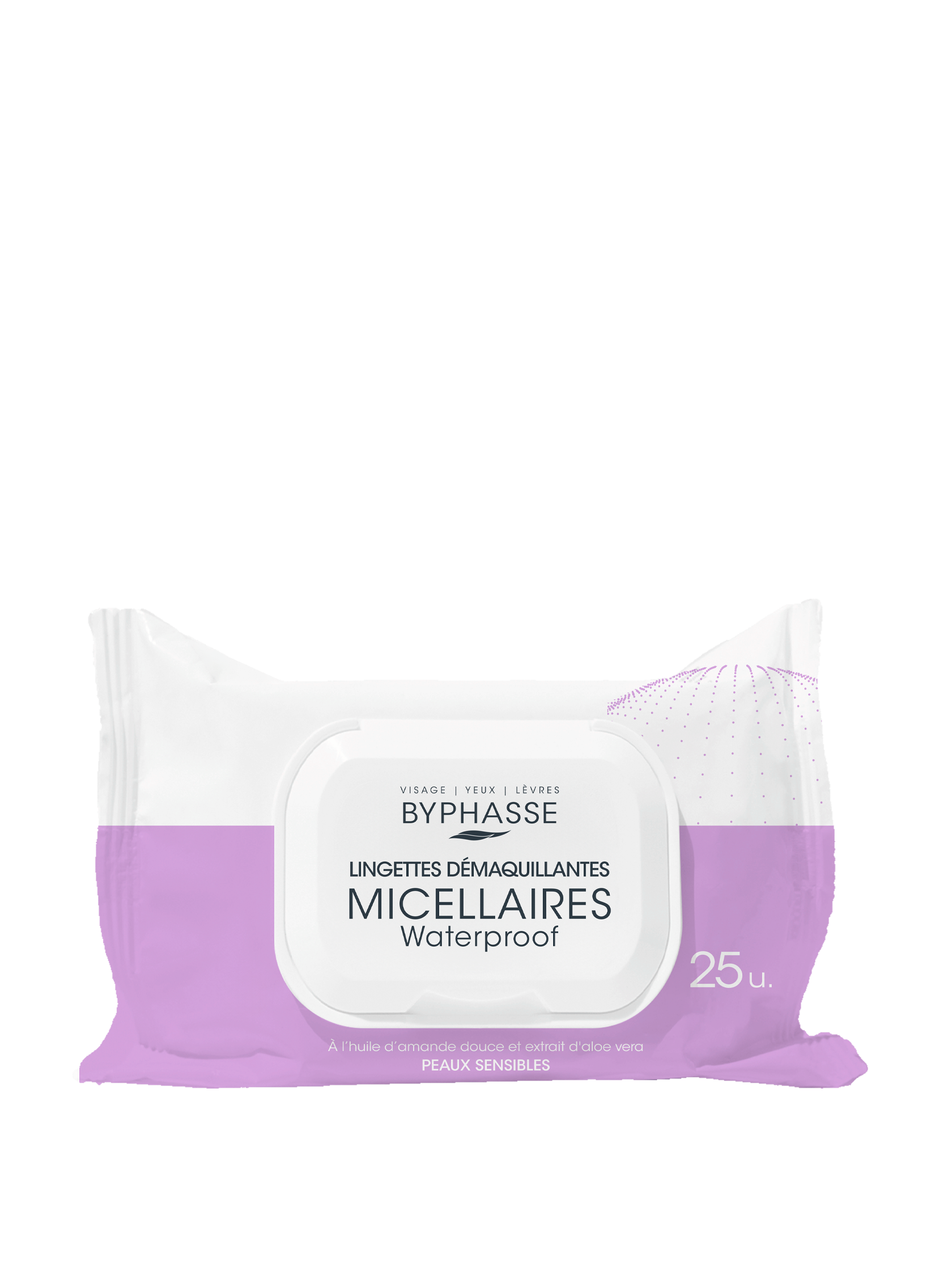 BYPHASSE LINGETTES DÉMAQUILLANTES WATERPROOF 25 UNITÉS