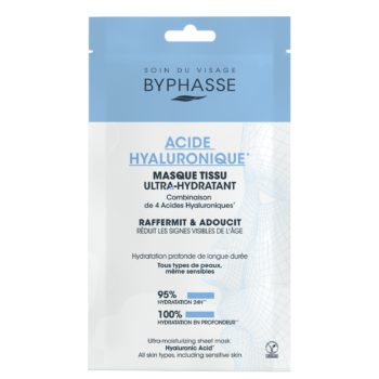 BYPHASSE MASQUE TISSU SKIN BOOSTER ACIDE HYALURONIQUE 18ML