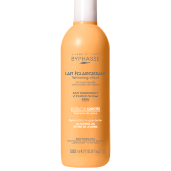 BYPHASSE LAIT ÉCLAIRCISSANT WHITENING EFFECT EXTRAIT DE CAROTTE 500ML