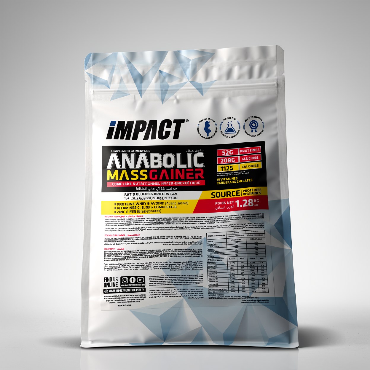 IMPACT NUTRITION ANABOLIC MASS GAINER