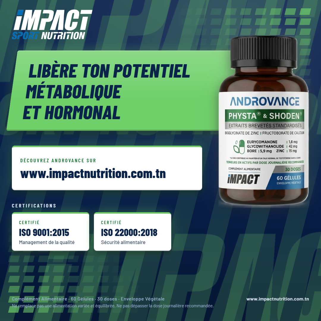 IMPACT NUTRITION ANDROVANCE TESTO - PHYSTA® & SHODEN®