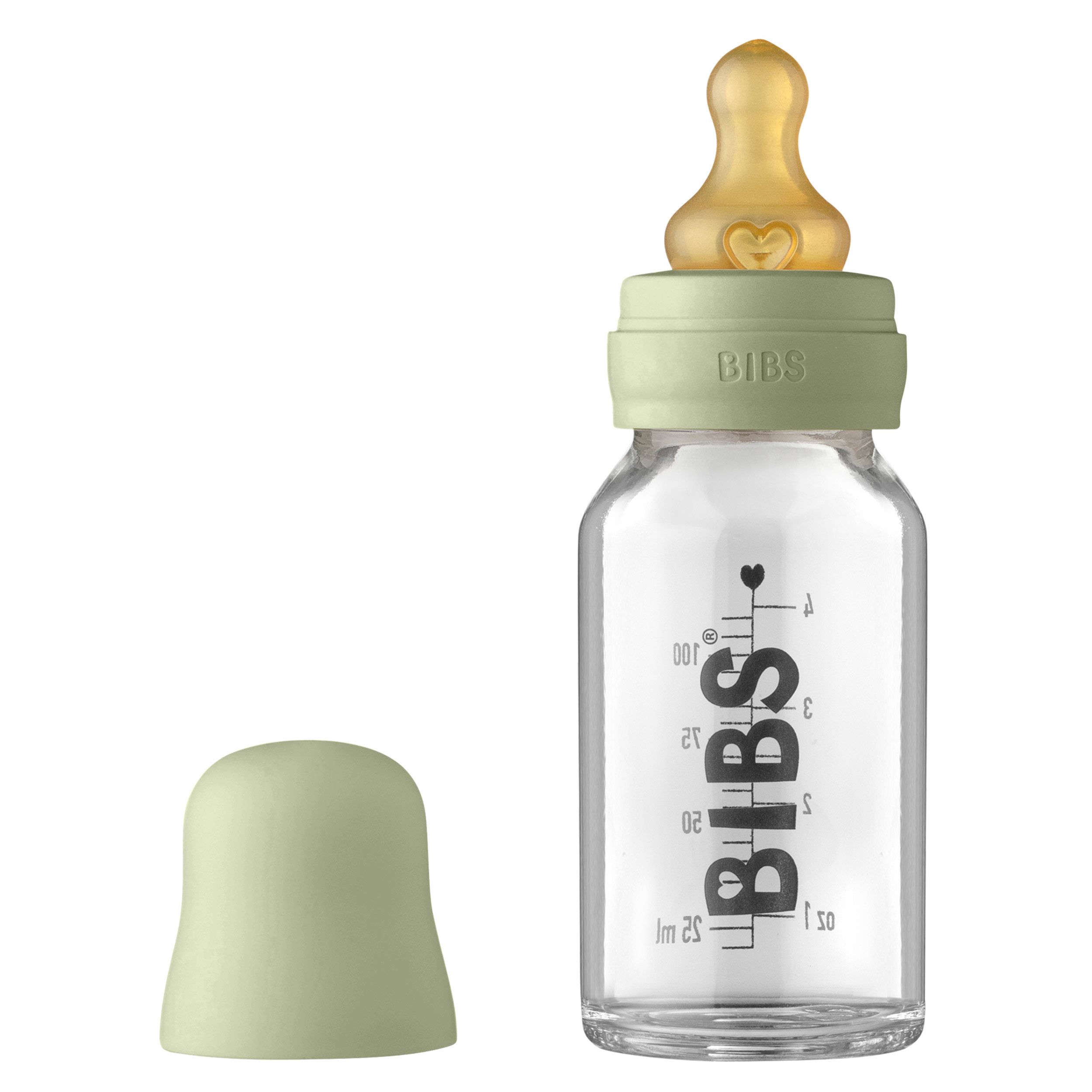 BIBS BIBERON EN VERRE 110ML / SAGE