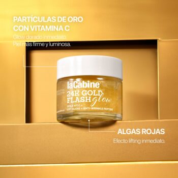 LA CABINE 24K GOLD FLASH GLOW CREAM 50ML – GEL ÉCLAT À L'OR 24K