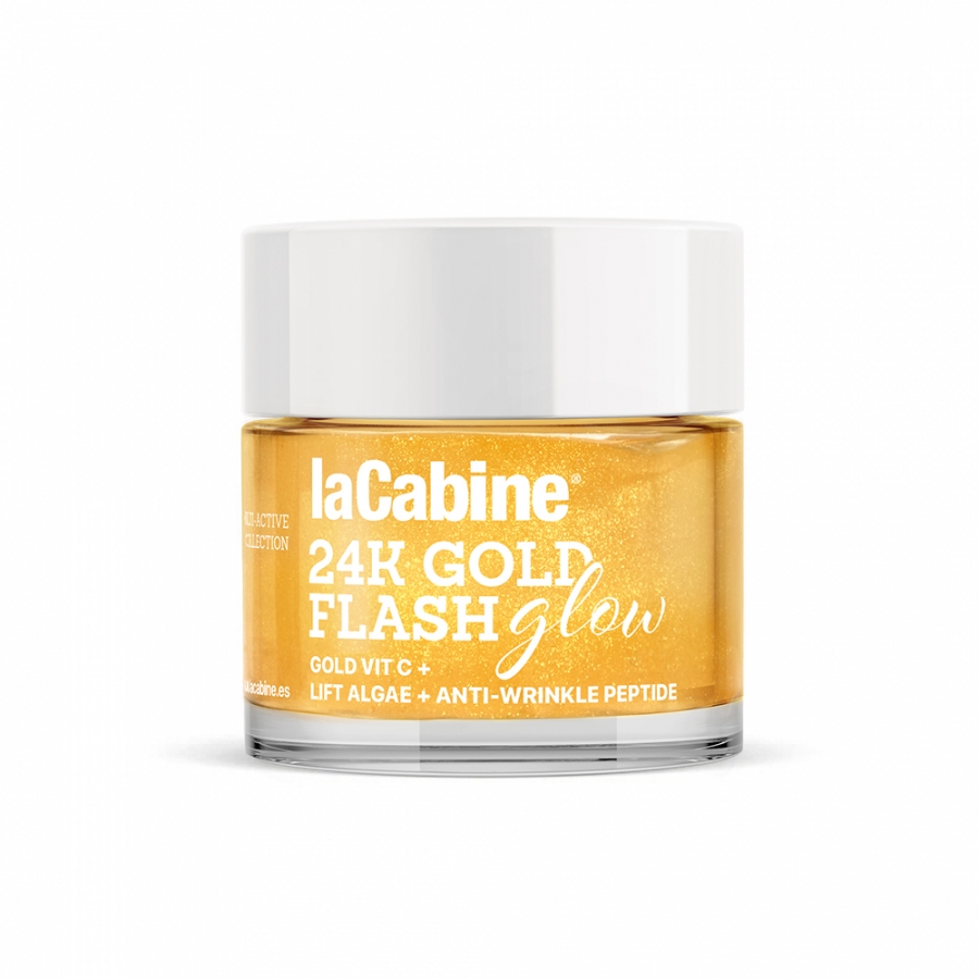 LA CABINE 24K GOLD FLASH GLOW CREAM 50ML – GEL ÉCLAT À L'OR 24K