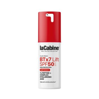 LA CABINE FLUID CREAM BTX7 LIFT SPF50 30ML – CRÈME FLUIDE SOLAIRE ANTI-RIDES