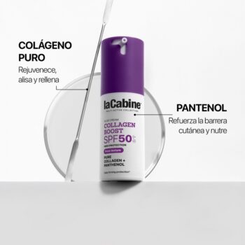 LA CABINE FLUID CREAM COLLAGEN BOOST SPF50 30ML – CRÈME FLUIDE SOLAIRE