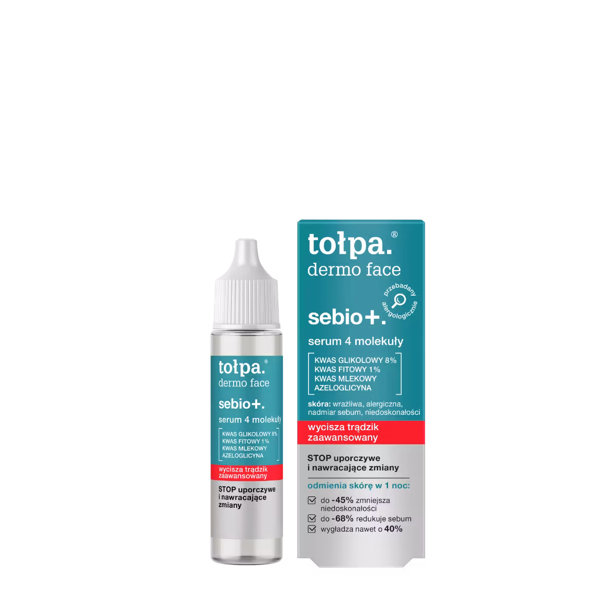TOLPA DERMO FACE SEBIO SERUM MAX EFFECT 4 MOLECULES 20ML